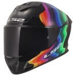 CASCO INTEGRAL LS2-FF820 RAPID III FLOW BLACK MULTI ECE 22.06/ FLUJO NEGRO MULTICOLOR - Imagen 2