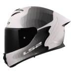 CASCO INTEGRAL LS2-FF820 RAPID III FLOW WHITE GREY ECE 22.06/ FLUJO BLANCO GRIS - Imagen 2