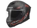 CASCO INTEGRAL LS2- FF820 RAPID III KAIJU II BLACK RED WHITE .ECE 22.06/ NEGRO ROJO BLANCO - Imagen 2