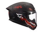 CASCO INTEGRAL LS2- FF820 RAPID III KAIJU II BLACK RED WHITE .ECE 22.06/ NEGRO ROJO BLANCO - Imagen 5