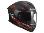 CASCO INTEGRAL LS2- FF820 RAPID III KAIJU II BLACK RED WHITE .ECE 22.06/ NEGRO ROJO BLANCO - Imagen 6