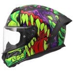 CASCO INTEGRAL LS2-FF820 RAPID III LYCANT PURPLE GREEN .ECE 22.06/ PÚRPURA VERDE MULTICOLOR