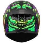 CASCO INTEGRAL LS2-FF820 RAPID III LYCANT PURPLE GREEN .ECE 22.06/ PÚRPURA VERDE MULTICOLOR - Imagen 6