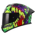 CASCO INTEGRAL LS2-FF820 RAPID III LYCANT PURPLE GREEN .ECE 22.06/ PÚRPURA VERDE MULTICOLOR - Imagen 2
