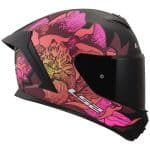 CASCO INTEGRAL LS2-FF820 RAPID III POPPIES II BLACK PINK .ECE 22.06/ NEGRO ROSA - Imagen 3