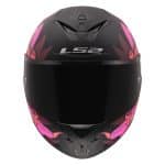 CASCO INTEGRAL LS2-FF820 RAPID III POPPIES II BLACK PINK .ECE 22.06/ NEGRO ROSA - Imagen 4