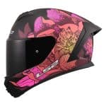 CASCO INTEGRAL LS2-FF820 RAPID III POPPIES II BLACK PINK .ECE 22.06/ NEGRO ROSA - Imagen 6