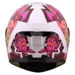 CASCO INTEGRAL LS2-FF820 RAPID III POPPIES II WHITE PINK ECE 22.06/ BLANCO ROSA - Imagen 6