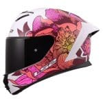 CASCO INTEGRAL LS2-FF820 RAPID III POPPIES II WHITE PINK ECE 22.06/ BLANCO ROSA - Imagen 5