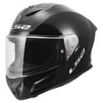 CASCO INTEGRAL LS2-FF820 RAPID III SOLID GLOSS BLACK ECE 22.06/ NEGRO BRILLANTE