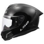 CASCO INTEGRAL LS2-FF820 RAPID III SOLID GLOSS BLACK ECE 22.06/ NEGRO BRILLANTE - Imagen 2