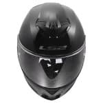 CASCO INTEGRAL LS2-FF820 RAPID III SOLID GLOSS BLACK ECE 22.06/ NEGRO BRILLANTE - Imagen 3