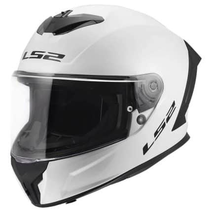 CASCO INTEGRAL LS2-FF820 RAPID III SOLID GLOSS WHITE ECE 22.06/ BLANCO
