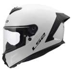 CASCO INTEGRAL LS2-FF820 RAPID III SOLID GLOSS WHITE ECE 22.06/ BLANCO - Imagen 2