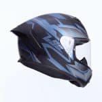 CASCO INTEGRAL LS2-FF820 RAPID III XTREM BLACK BLUE PETROL .ECE 22.06/ NEGRO AZUL GASOLINA - Imagen 2