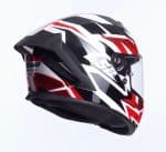 CASCO INTEGRAL LS2-FF820 RAPID III XTREM WHITE BLACK RED .ECE 22.06/ BLANCO NEGRO ROJO - Imagen 6