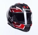 CASCO INTEGRAL LS2-FF820 RAPID III XTREM WHITE BLACK RED .ECE 22.06/ BLANCO NEGRO ROJO - Imagen 3