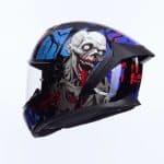 CASCO INTEGRAL LS2- FF820 RAPID III ZOMBIE II BLACK RED BLUE .ECE 22.06/ NEGRO ROJO AZUL - Imagen 5