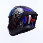 CASCO INTEGRAL LS2- FF820 RAPID III ZOMBIE II BLACK RED BLUE .ECE 22.06/ NEGRO ROJO AZUL - Imagen 7