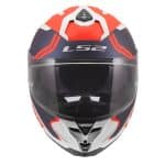 CASCO INTEGRAL DE LS2 -FF817 CHALLENGER II TITAN WHITE BLUE RED ECE 22.06/ BLANCO AZUL ROJO - Imagen 4