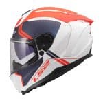 CASCO INTEGRAL DE LS2 -FF817 CHALLENGER II TITAN WHITE BLUE RED ECE 22.06/ BLANCO AZUL ROJO - Imagen 3