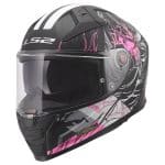 CASCO INTEGRAL LS2-FF811 VECTOR II DARFLO BLACK PINK/NEGRO ROSA -ECE 22.06