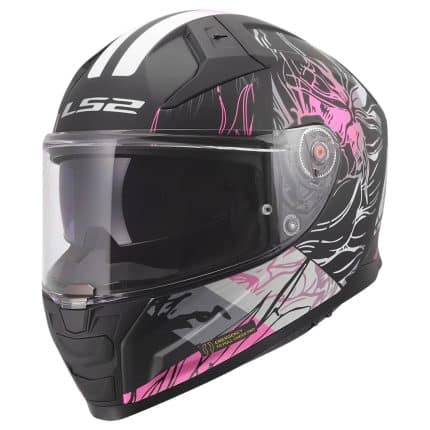 CASCO INTEGRAL LS2-FF811 VECTOR II DARFLO BLACK PINK/NEGRO ROSA -ECE 22.06