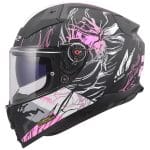 CASCO INTEGRAL LS2-FF811 VECTOR II DARFLO BLACK PINK/NEGRO ROSA -ECE 22.06 - Imagen 2