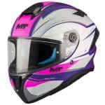 CASCO INTEGRAL HELMET MT TARGO S OUTSIDE C8 MATE ROSA BLANCO /ECE 22.06