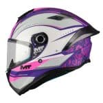 CASCO INTEGRAL HELMET MT TARGO S OUTSIDE C8 MATE ROSA BLANCO /ECE 22.06 - Imagen 2