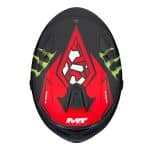 CASCO INTEGRAL HELMET MT TARGO S REPLICA PIQUERAS B5 BRILLO NEGRO ROJO /ECE 22.06 - Imagen 4